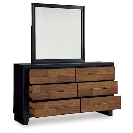 Dresser And Mirror