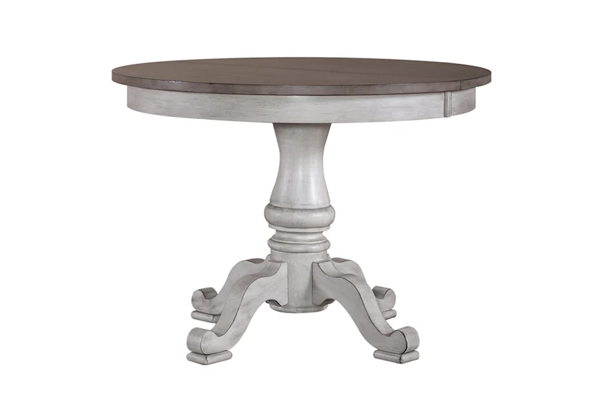 Ocean Isle Pedestal Table by Liberty Furniture at VanDrie Home Furnishings