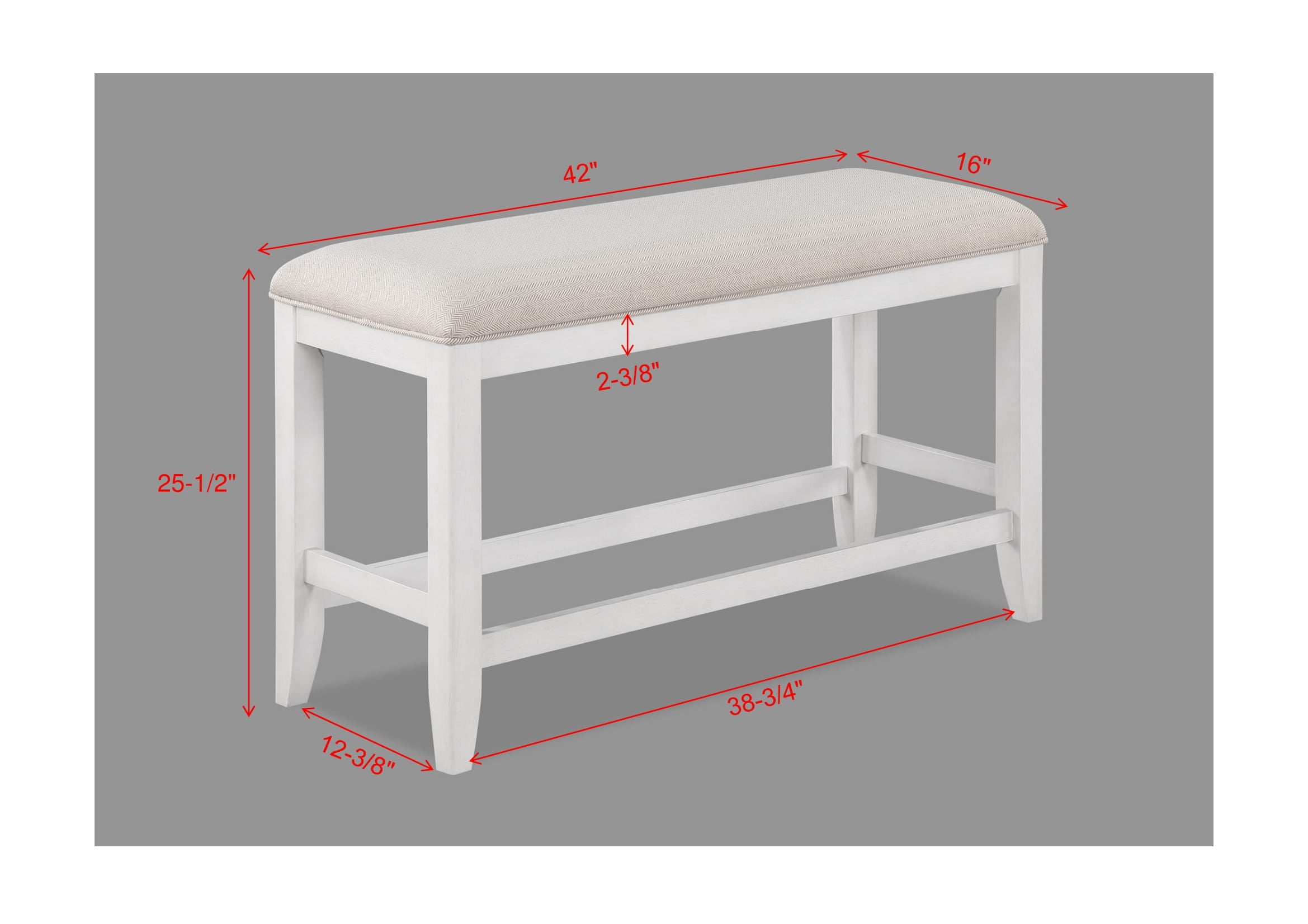 Belfort Essentials Wendy Wendy Counter Height Bench