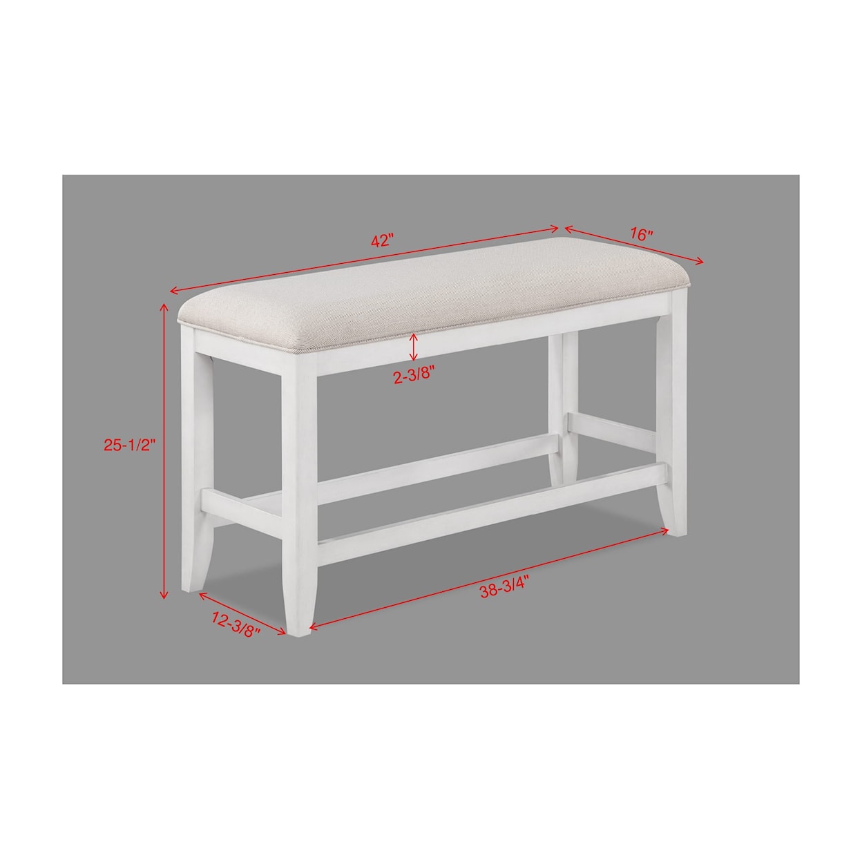 CM Wendy Wendy Counter Height Bench