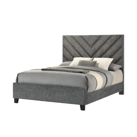 5-Piece Queen Upholstered Bed Set