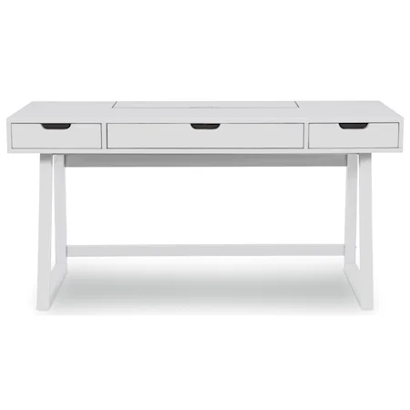 Contemporary Desk with USB Outlet