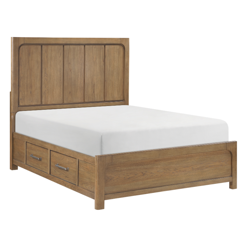 Queen Platform Storage Bed