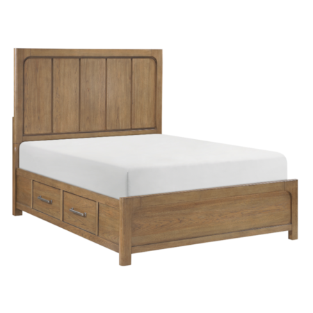 Queen Platform Storage Bed