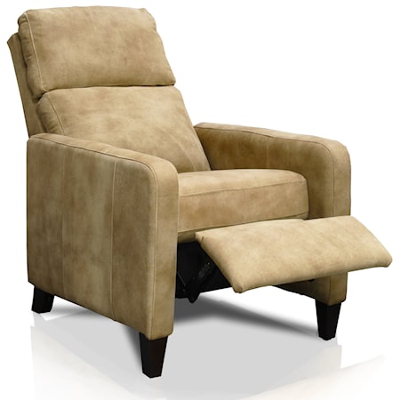 Leather Push Back Recliner