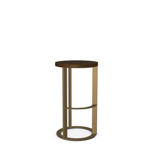 Contemporary Dining Barstool with Solid Birch Seat