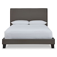 Contemporary Queen Upholstered Bed