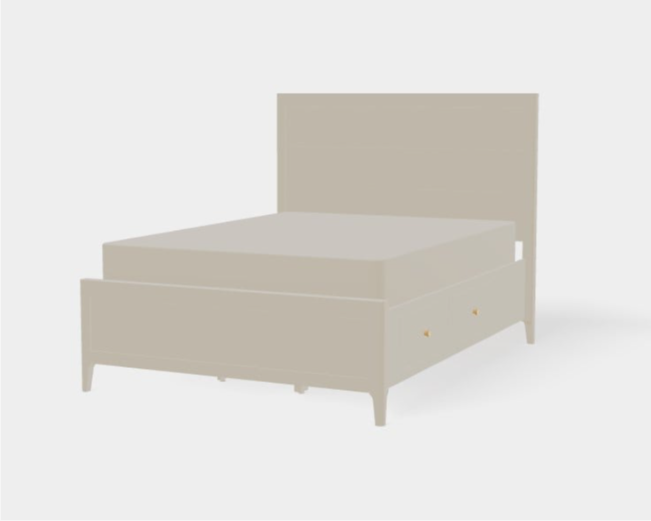 Toulon Full Both Drawerside Uph Bed