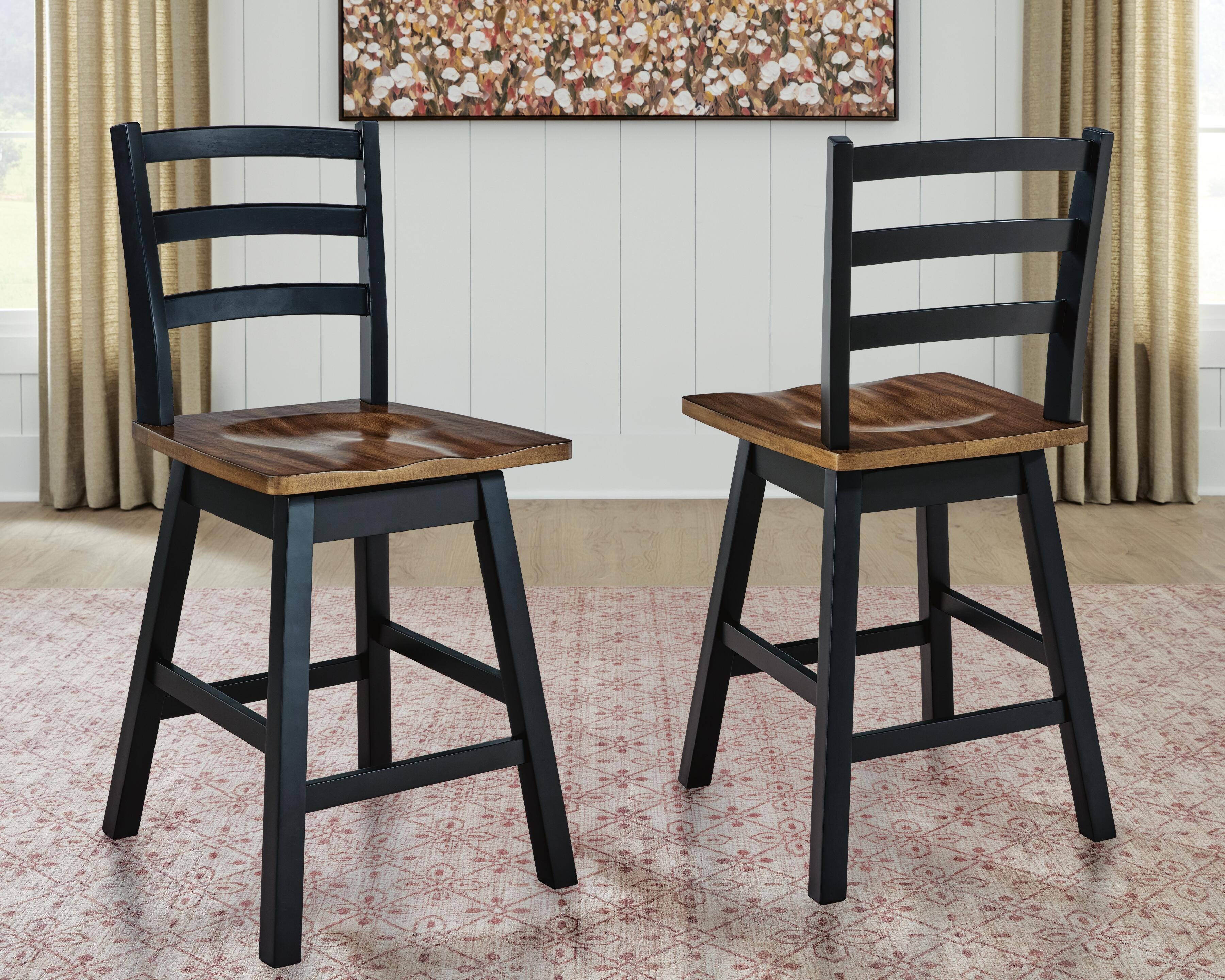Signature Design by Ashley Wildenauer Swivel Stool