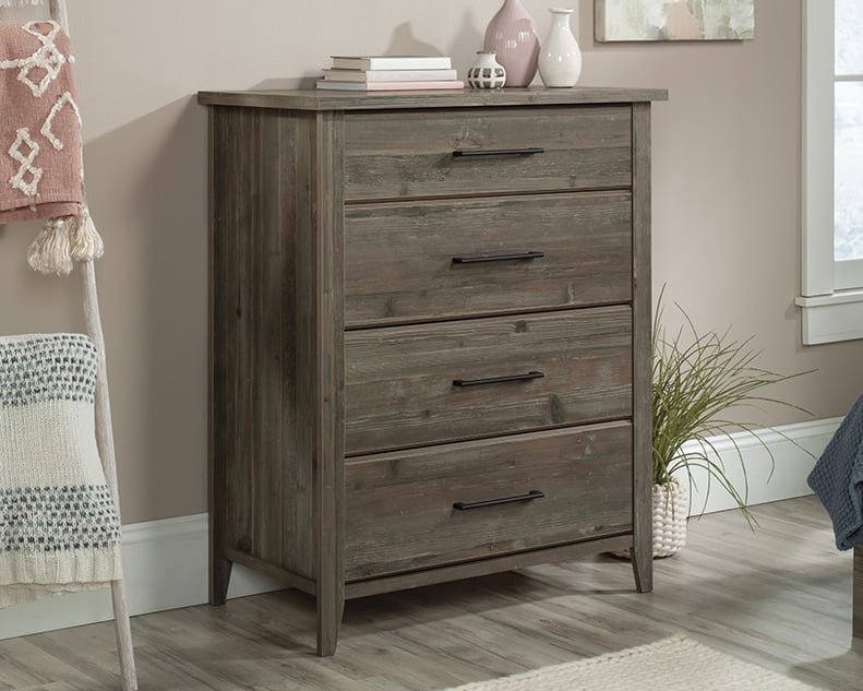 Sauder Summit Station 431749 Contemporary FourDrawer Chest with Easy