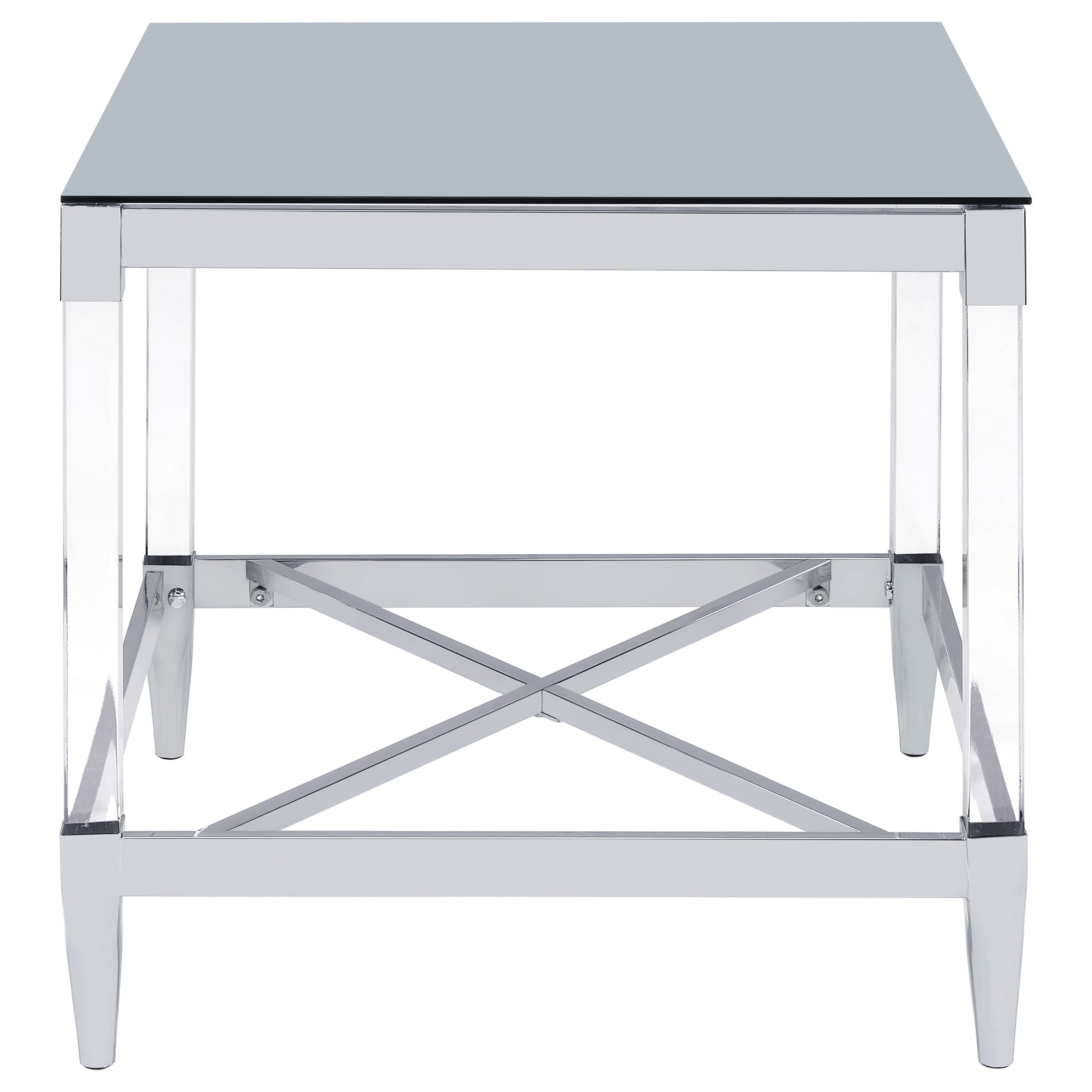 Coaster Lindley Lindley Tempered Mirror Side End Table