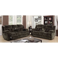 Transitional 3-Piece Living Room Set