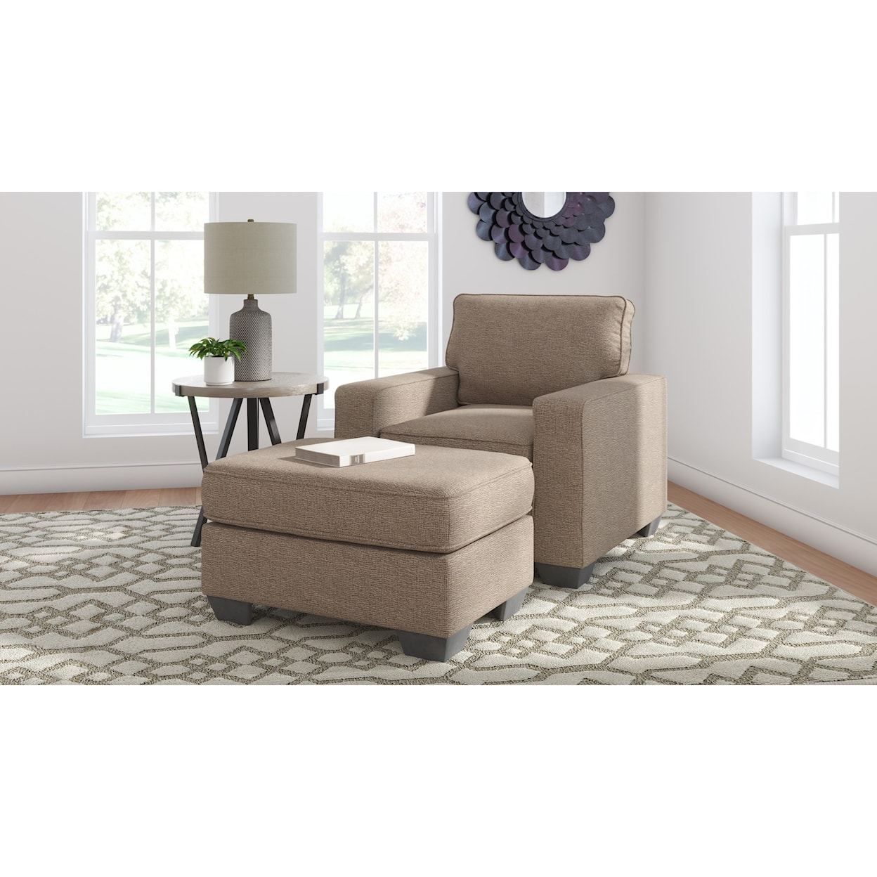 Signature Design by Ashley Furniture Greaves Ottoman