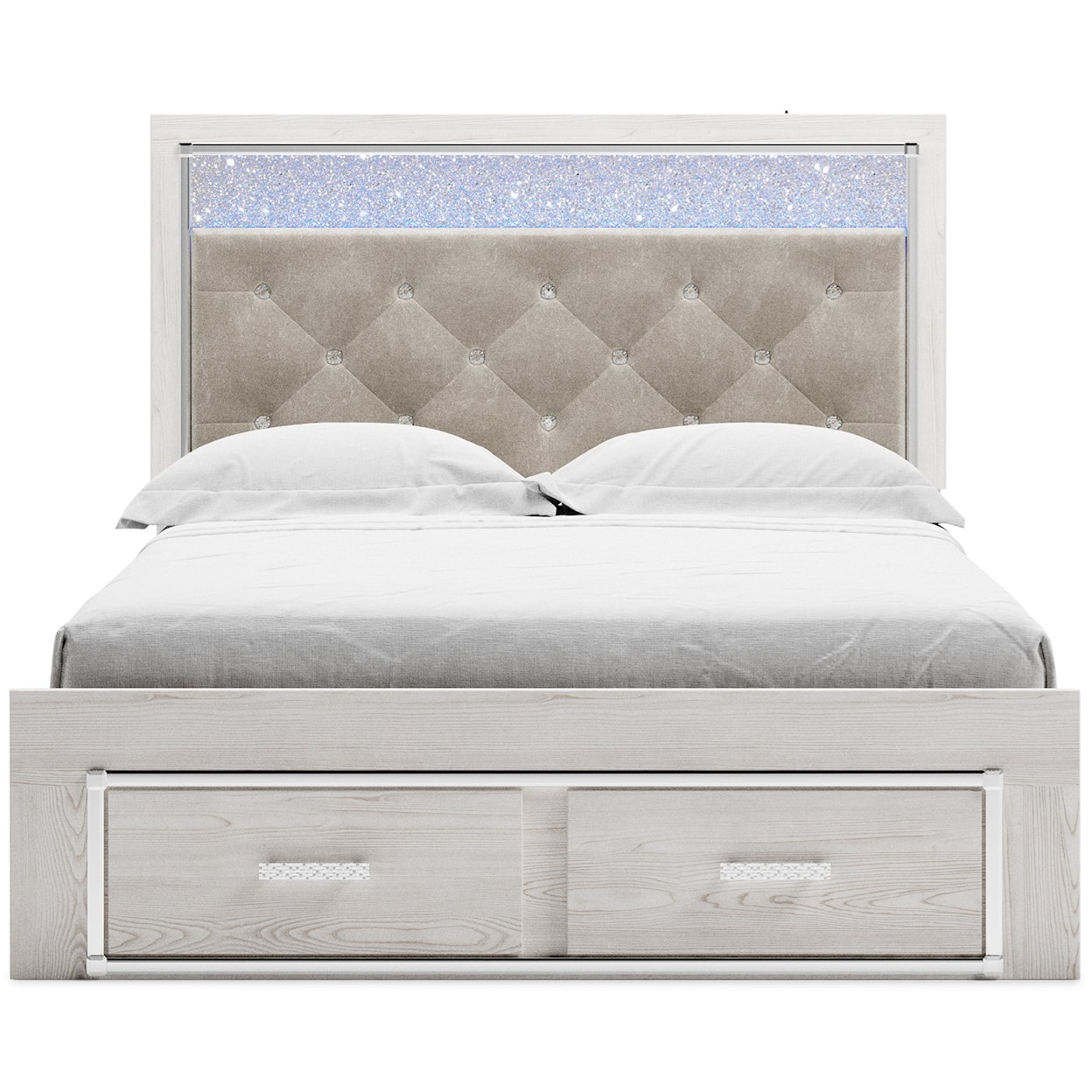 Michael Alan Select Altyra Queen Storage Bed with Upholstered Headboard