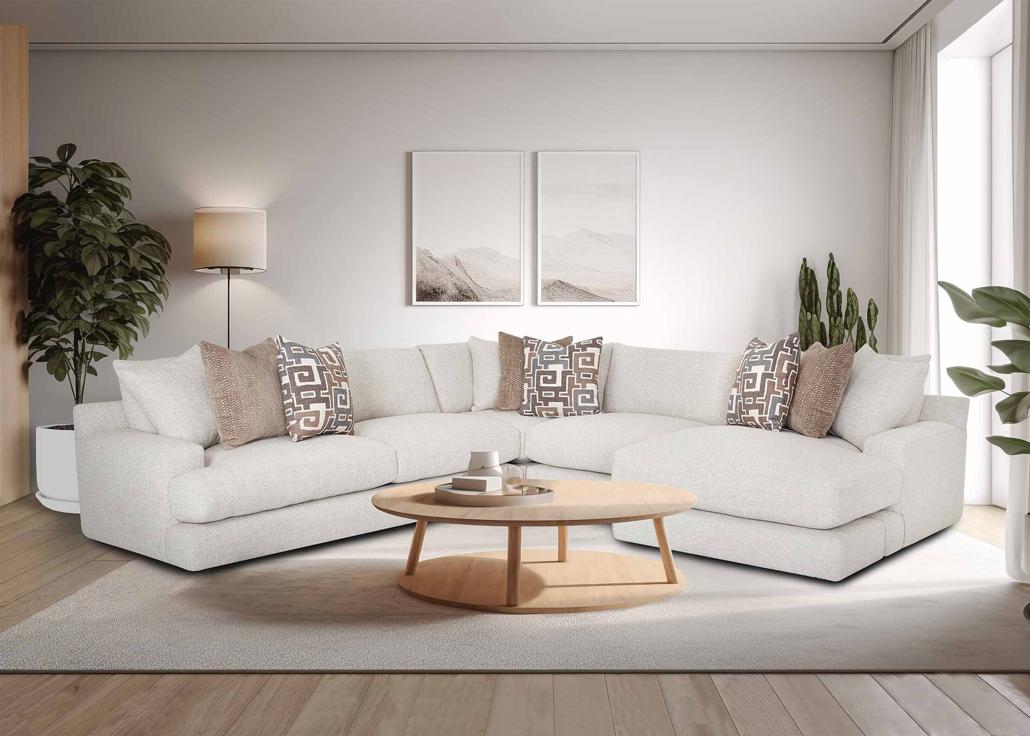 3-Piece Sectional Sofa