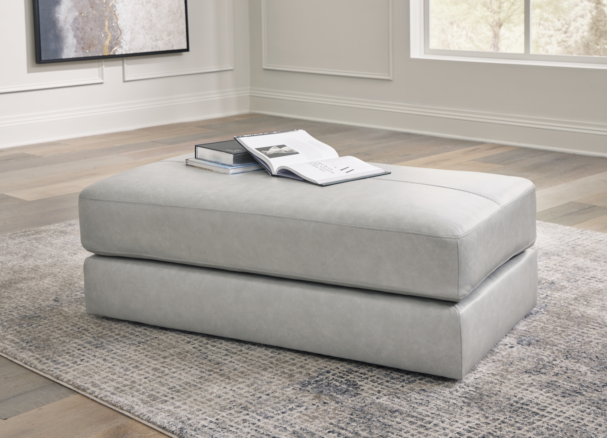 Oversized Accent Ottoman