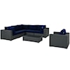 Modway Sojourn Outdoor 7 Piece Sectional Set