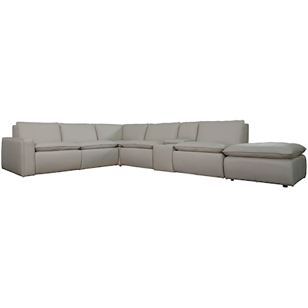 L-Shaped Sectional with Ottoman
