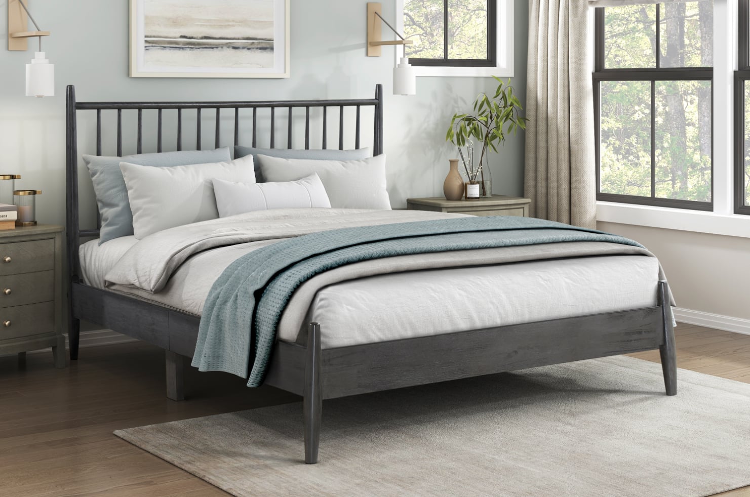 Homelegance Brickell Queen Platform Bed