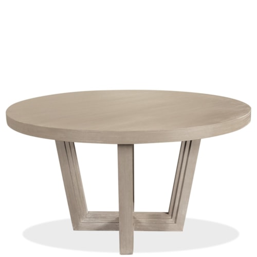 Transitional Round Dining Table