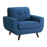 Contemporary Upholstered Chair with Tufting