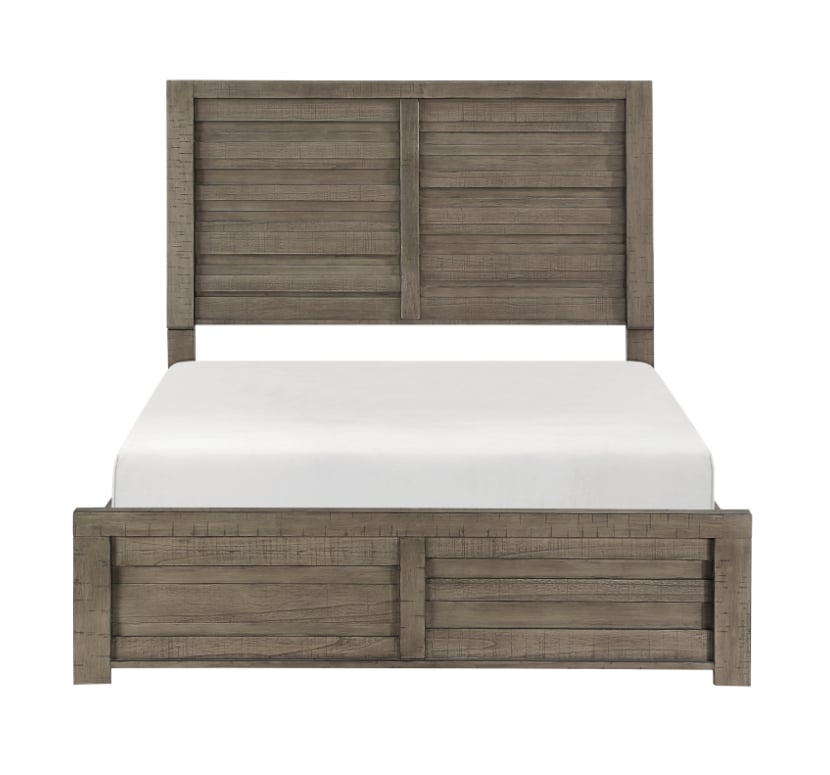 Rustic Queen Panel Bed