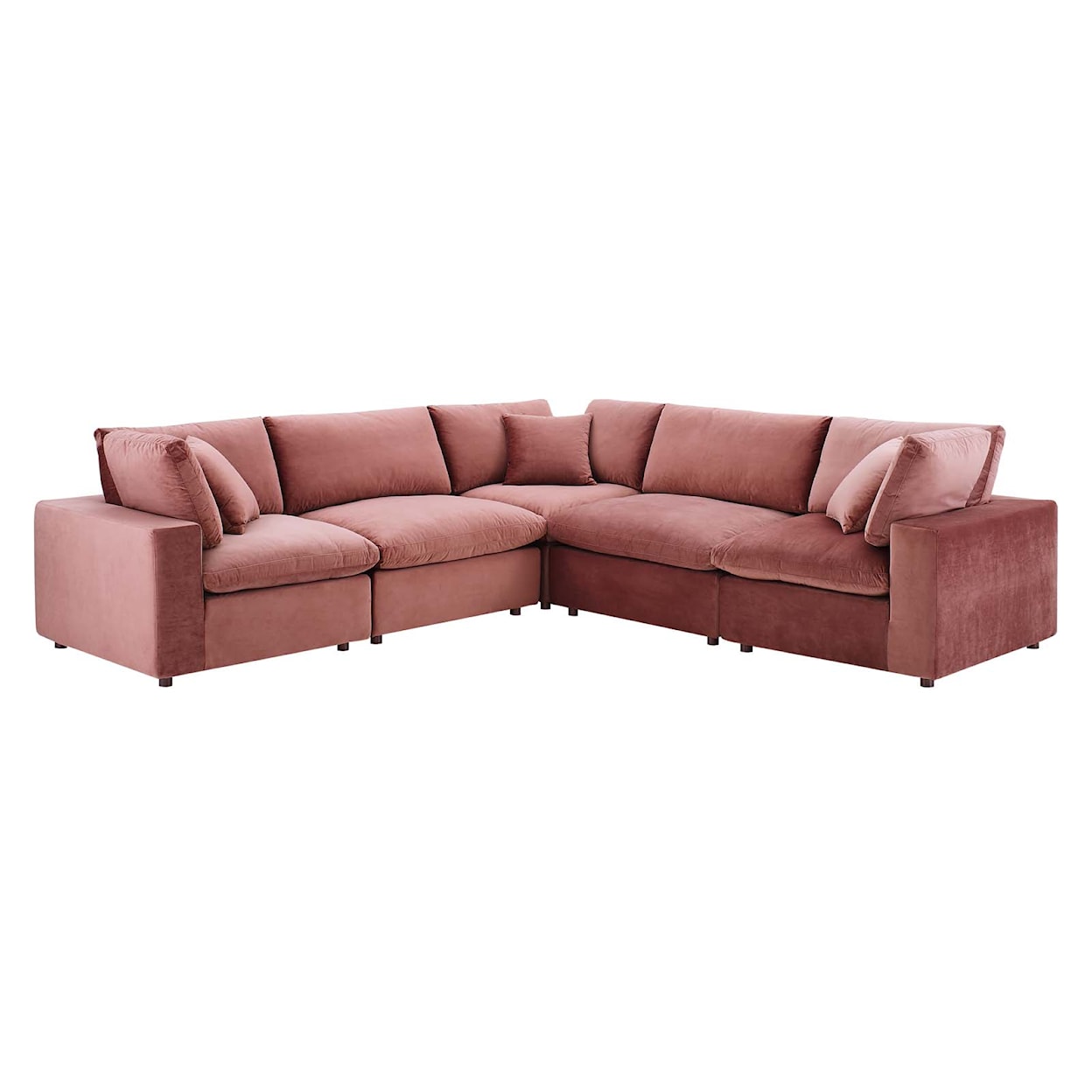 Modway Commix 5-Piece Sectional Sofa