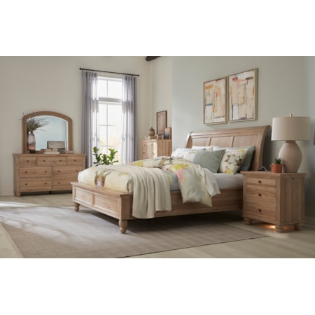 King Sleigh Bed