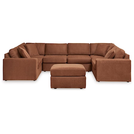 6-Piece Sectional And Ottoman