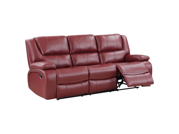 3-piece Reclining Sofa Set Red