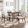 Holland House 1139 5-Piece Dining Set with Round Table