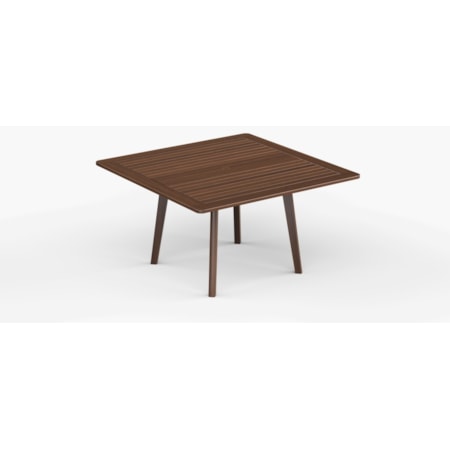 53” Square Ipe Dining Table w/Umbrella Hole