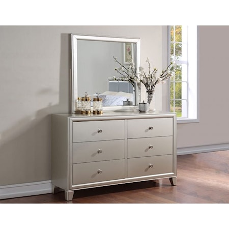 Dresser & Mirror Set