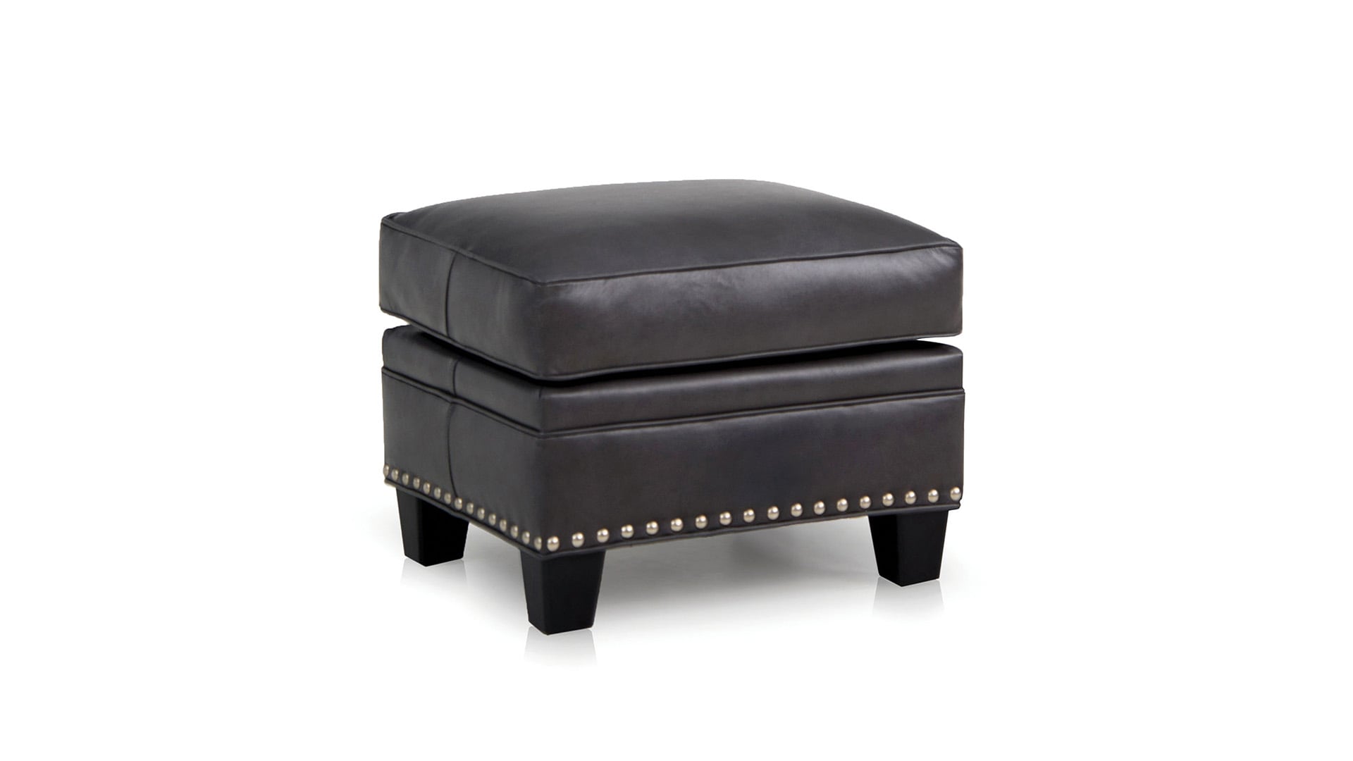 Ottoman With Nailhead Trim