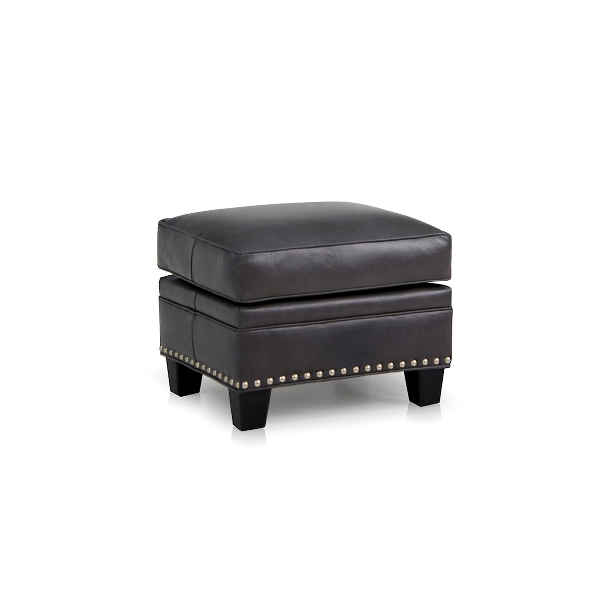 Smith Brothers 203 Ottoman With Nailhead Trim