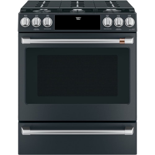 Café™ 30" Slide-In Front Control Gas Oven with Convection Range