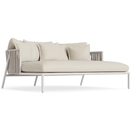 Modern Loose Pillow Strap Daybed