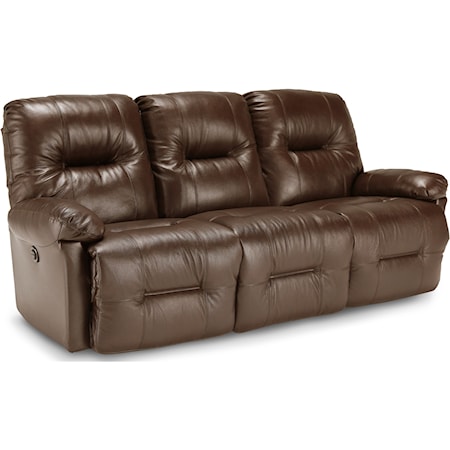 Casual Motion Sofa with Pillow Arms