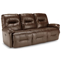 Casual Motion Sofa with Pillow Arms