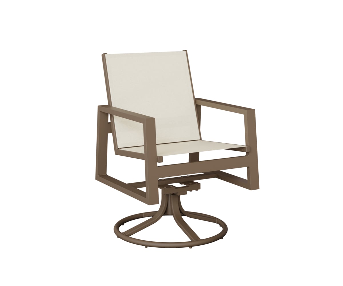 Vida Sling Swivel Rocker Chair
