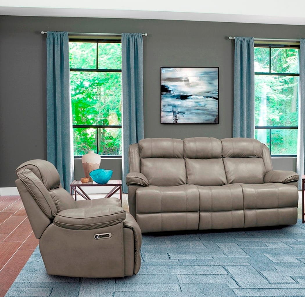 Parker Living Eclipse MECL31PHFHE Transitional Power Reclining Sofa
