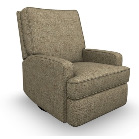Swivel Glider Recliner w/ Inside Handle
