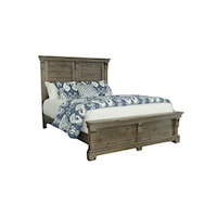 Rustic Queen Panel Bed