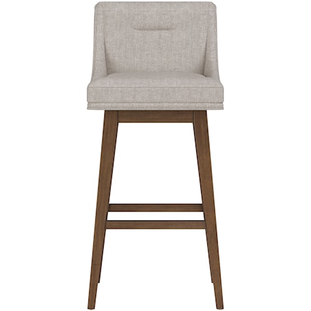 Tapered BackAdjustable Swivel Stool