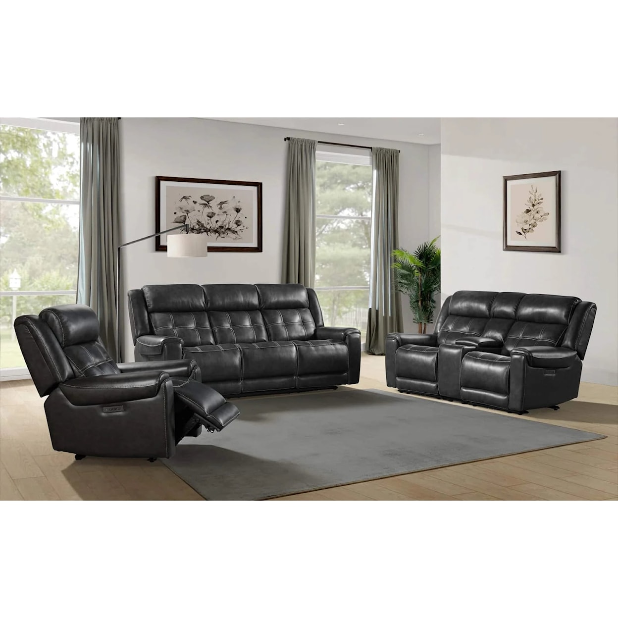 Intercon Regis Dual-Power Sofa