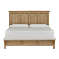 Modern Farmhouse Queen Panel Bed with Bench