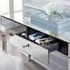 Accentrics Home Accents Mirrored Two Drawer Desk