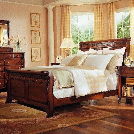 Queen Master Sleigh Bed