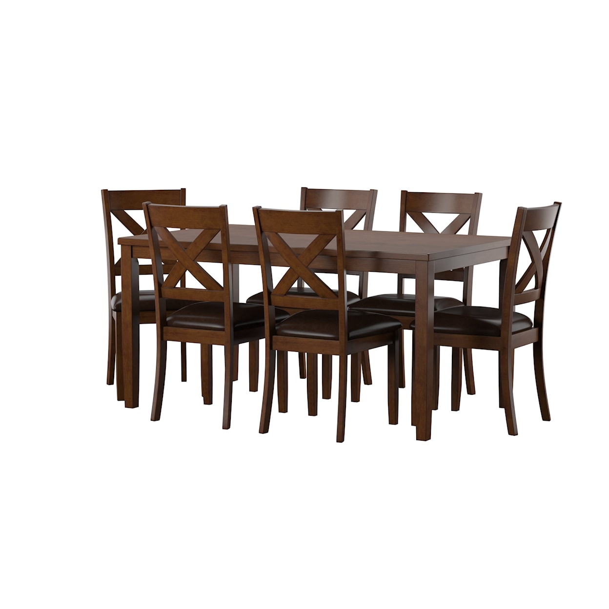 Liberty Furniture Thornton 7-Piece Rectangular Table Dining Set