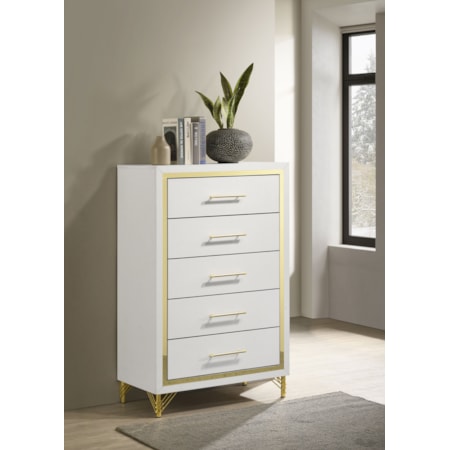 Lucia 5-drawer Bedroom Chest